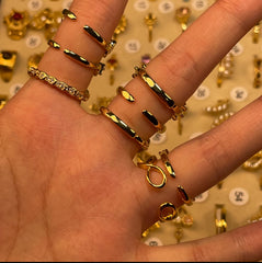 Emerald Adjustable Haute Couture Ring